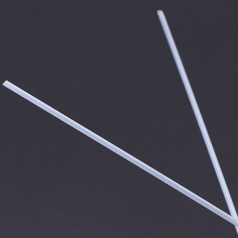 10 pièces/ensemble flotteur de pêche queue bricolage flotteurs creux 0.8/1/1.2mm diamètre intérieur épaissir matériel Tube Transparent gréement accessoires