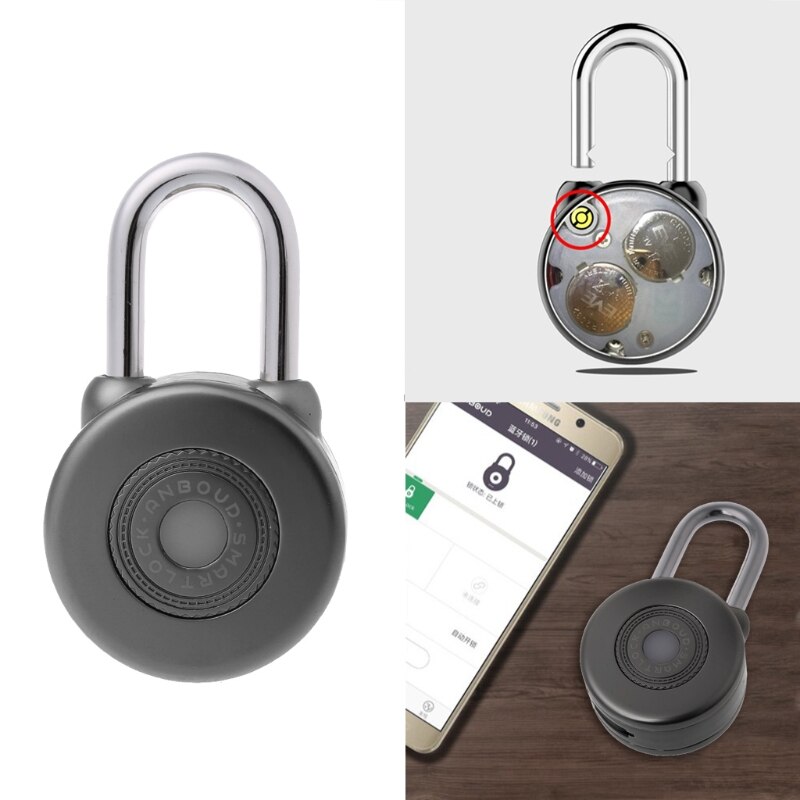 Wireless Control Smart Bluetooth Padlock Master Keys Types Lock with APP Control