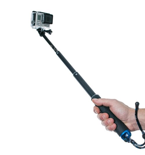 Accesorios para Go Pro, palo de Selfie extensible monopié de mano para GoPro HERO5 6 7 HERO4 Session HERO 5 4 3 + 3 2 1 SJ4000