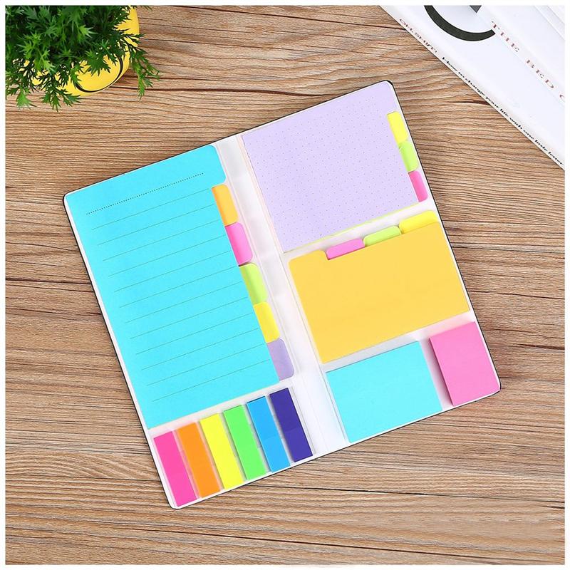 1 Pcs Praktische Kleurrijke Handig Eenvoudige Tearable Sticker Memo Sticker Bericht Sticker Voor Student