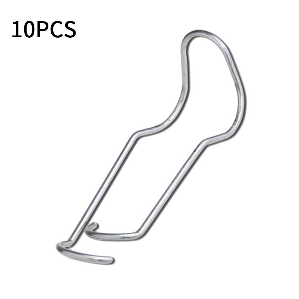10pcs/set Plant Spring Wire Clip Connector Steel Vegetables Home For Greenhouse Buckle Fixing Clamp Tools Flowers Agriculture
