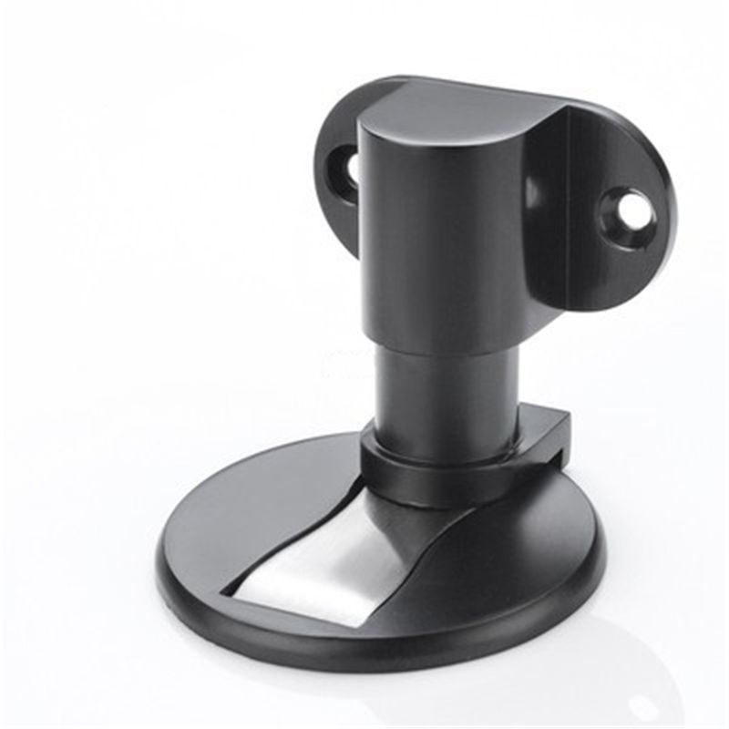 Adjustable Door Holder Zinc alloy Magnetic Nail-free Sticker Water-proof Door Stop Home Furniture Door Hardware: Color F