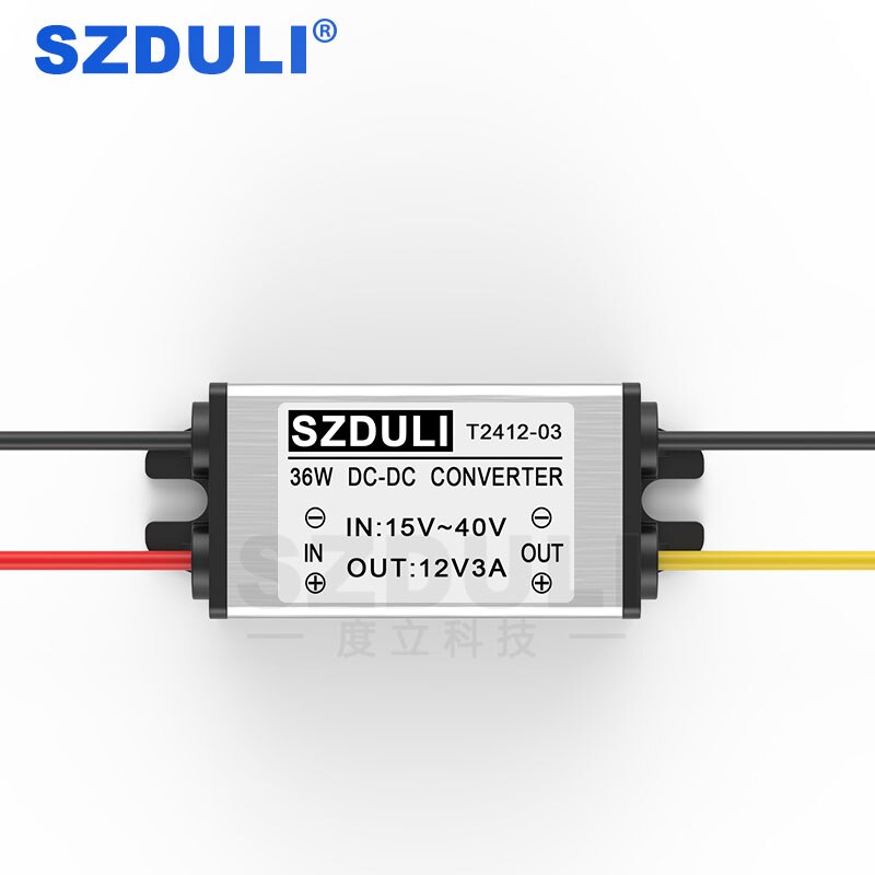 24V to 12V 1A 2A 3A 4A 5A DC converter stepping regulator 24V to 12V step-down voltage-free transformer: 24V to 12V 3A 36W