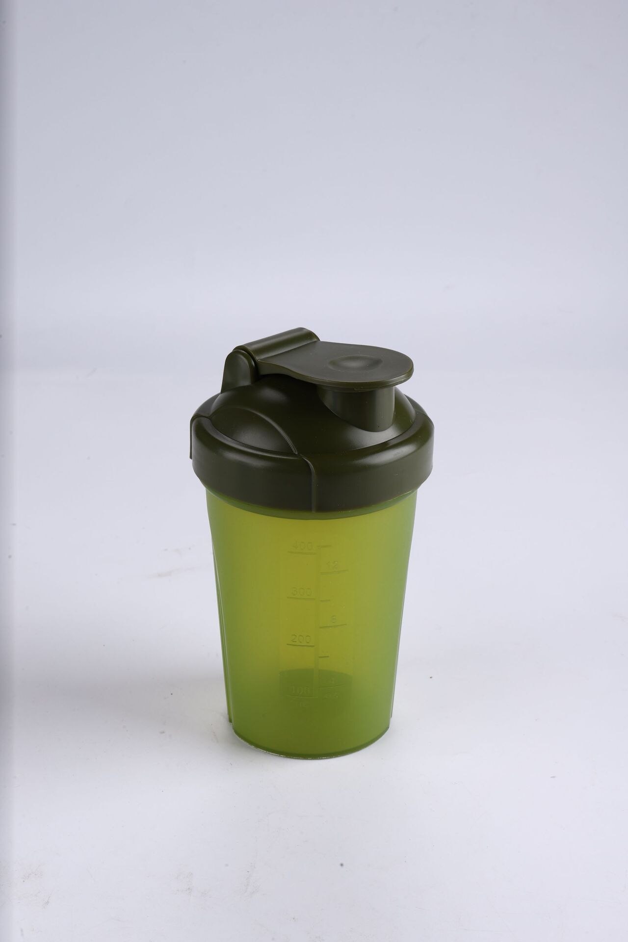 Shake Cup 400ml Sports Cup Plastic Water Cup Fitness Milkshake Blending Cup: Matcha green