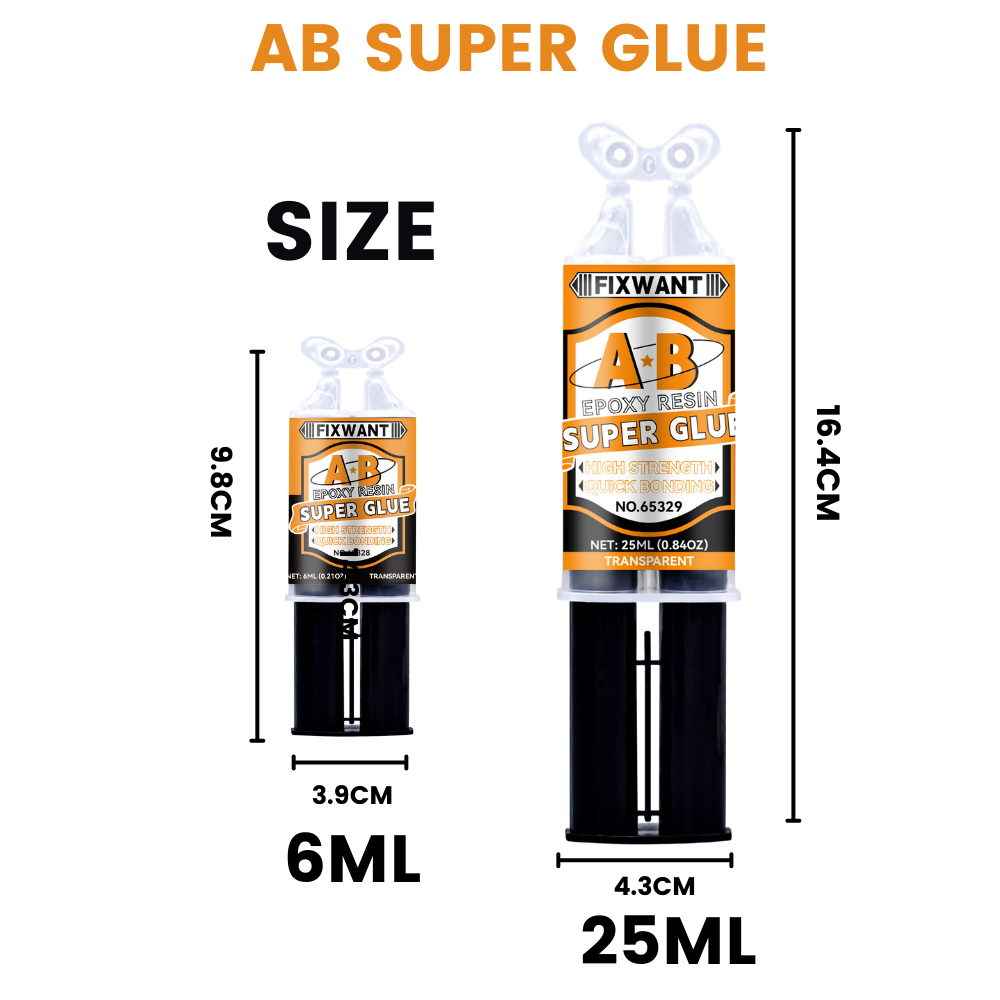 Epoxidharz-AB-Kleber, extrem starker, wasserfester Kleber für Metall, Keramik, Glas – hitze- und chemikalienbeständig für robuste Reparaturen