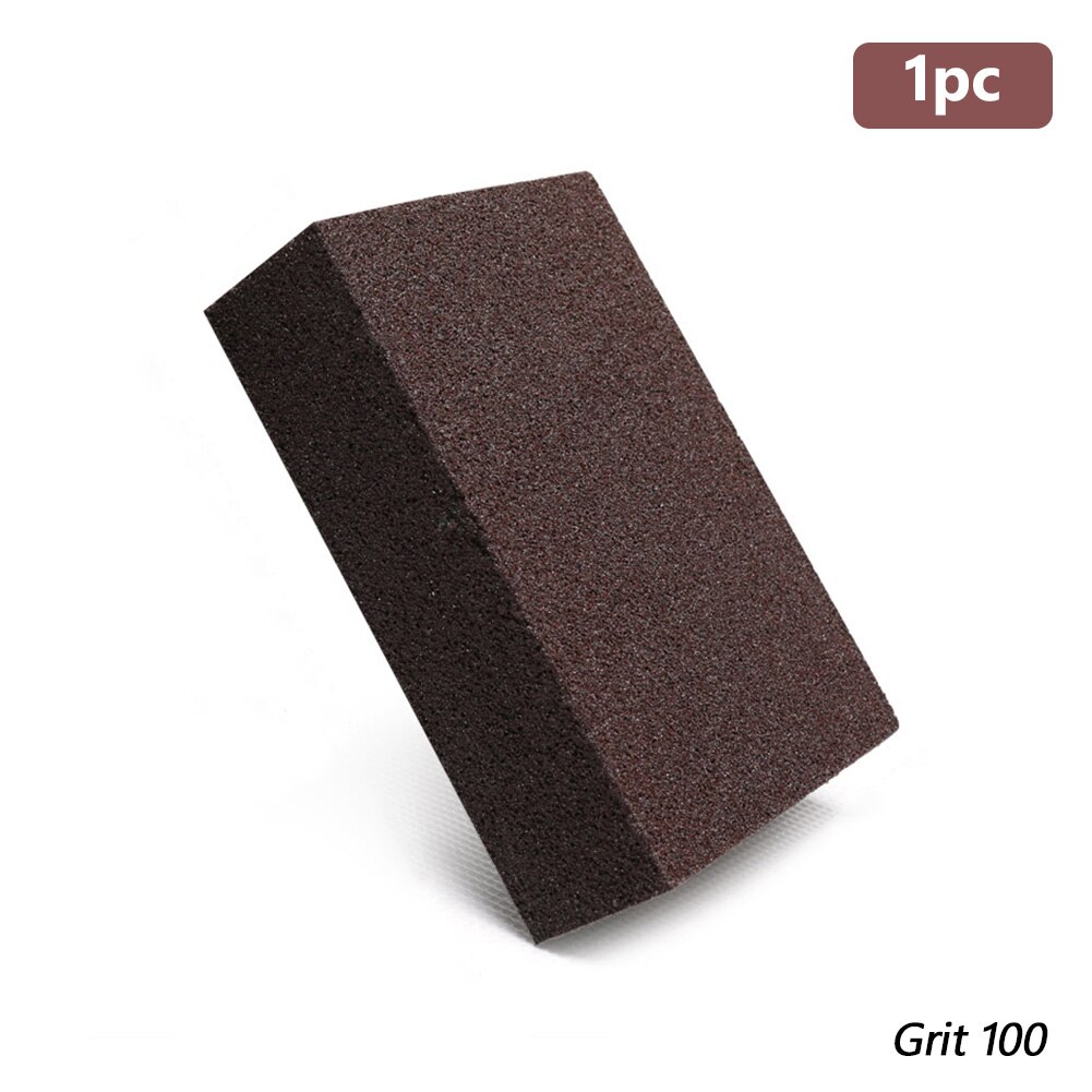 1/2/4/6/8pcs Emery Cloth Sponge Magic Gadgets Accessories Descaling Rub Tool Cleaner For Kitchen ffice Bathroom Cleaning Sponges: 1pc
