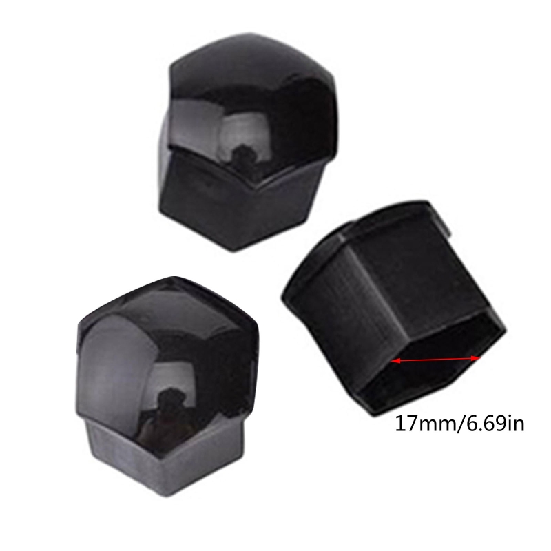 20Pcs 17Mm Auto Wielmoeren Covers Auto Caps Hub Schroef Protector Bolt Head Cover Moer Caps Auto Styling stofdicht Exterieur Decorati