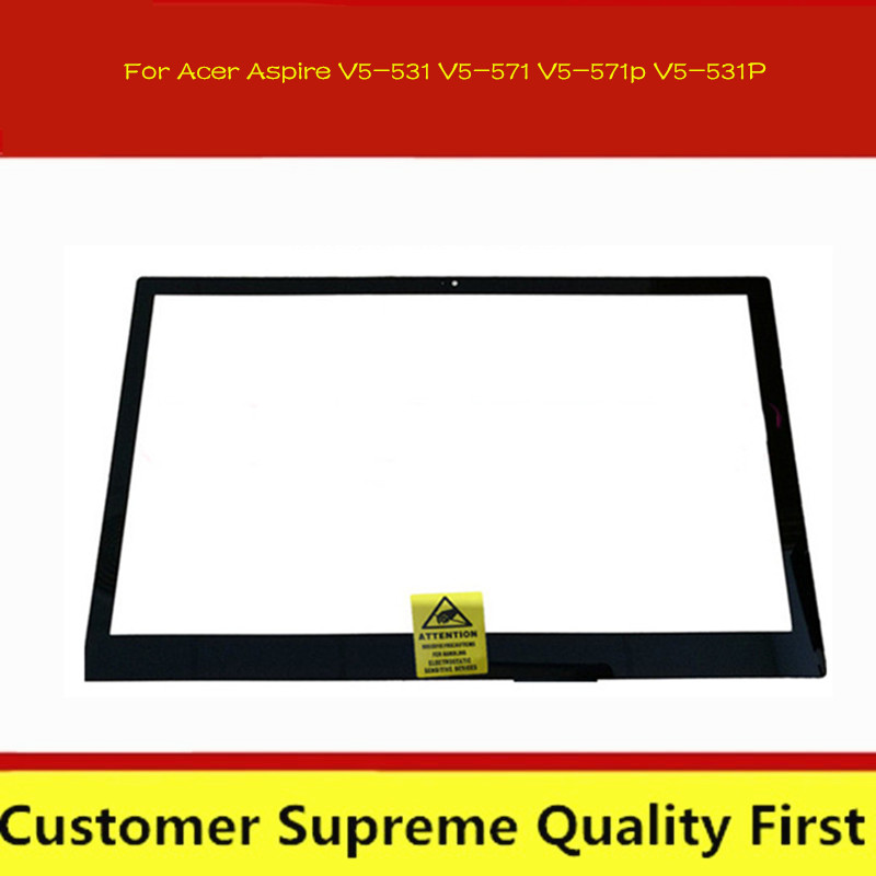 Kosketusnäytön lasilinssin digitoija 15.6 "acer aspire  v5-531 v5-531g v5-531p v5-531pg v5-571 v5-571g v5-571p: lle