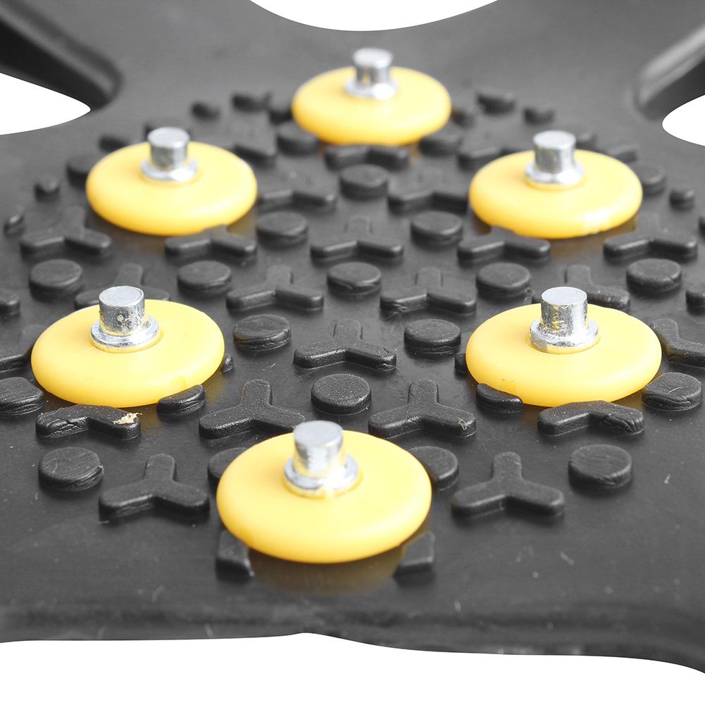 10 pigger sklisikre griper pigg vinter klatring sklisikker snø pigger grep kloss over sko dekker stegjern strekke motstå