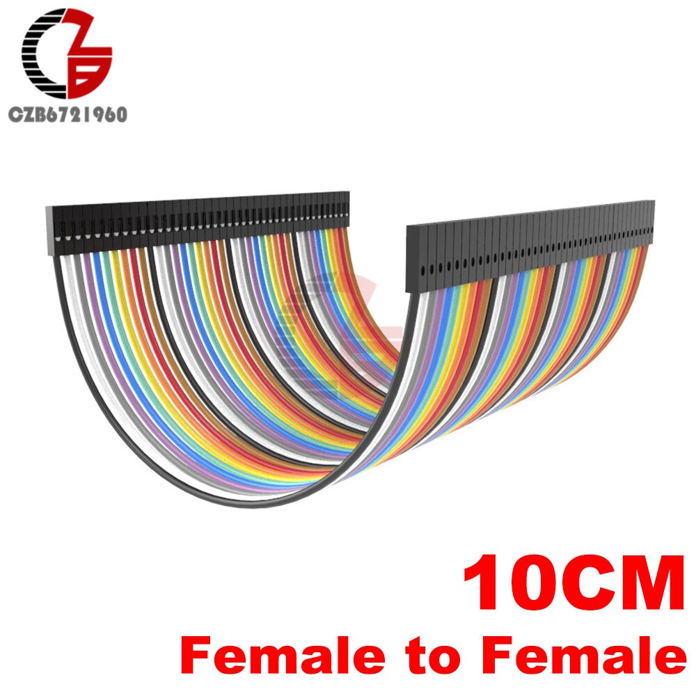40 Pin Dupont Kabel 10 Cm 20 Cm 30 Cm Male Naar Male Naar Vrouwelijke Aan Vrouwelijke Dupont Lijn Broodplank jmper Draad Connector Voor Arduino Diy: 10CM Female-Female