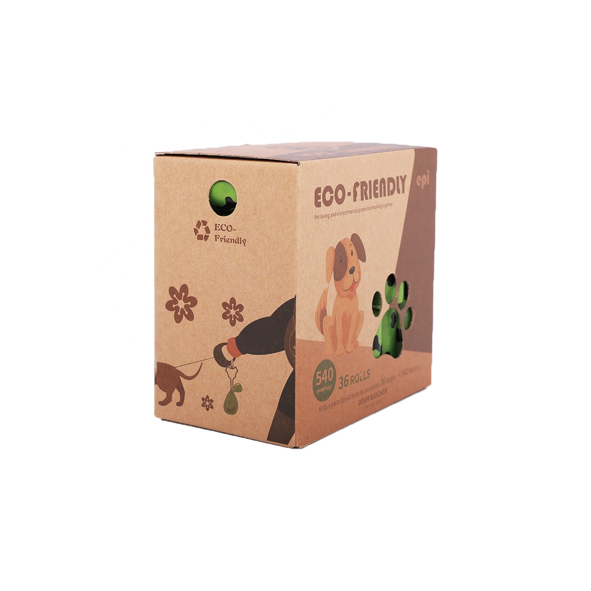 Custom Eco Friendly Biodegradable Compostable Poo Waste Bags For Pet Dogs Poop Bags