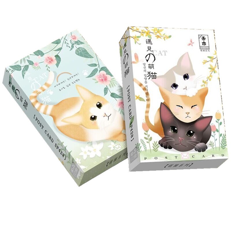 36Sheets/Set Meet The Cute Cat style Postcard /Greeting Card/Message Card/Christmas and Year