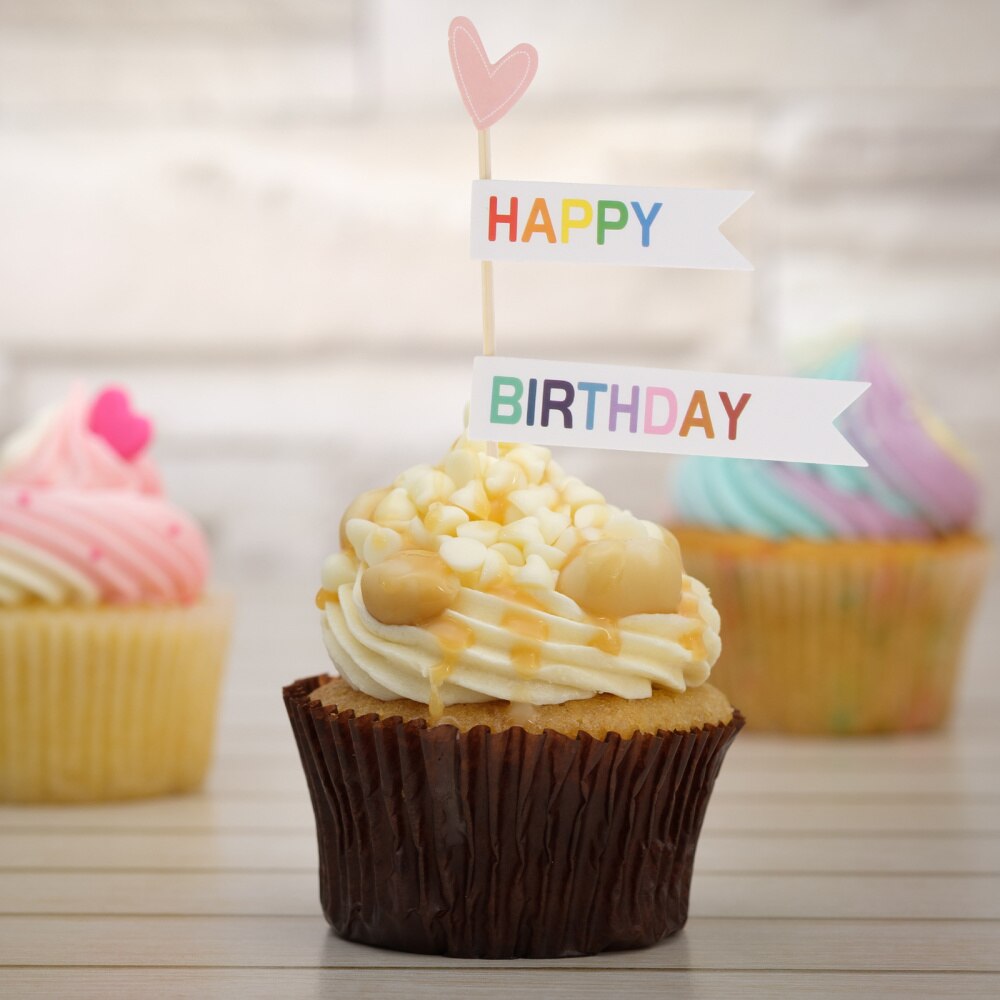 30pcs Cartoon Cake Toppers Baking Cake Inserts Cake Decorations Cake Decors