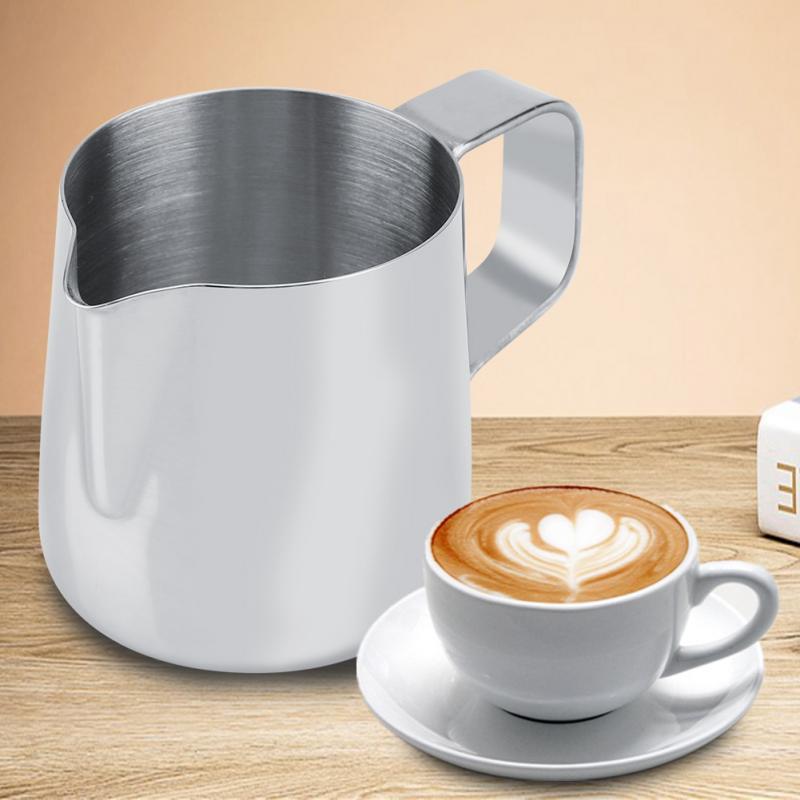 Rustfrit stål mælkekande espresso kaffe latte skummer kopper mælk cappuccino maker kande barista kunst håndværktøj tilbehør