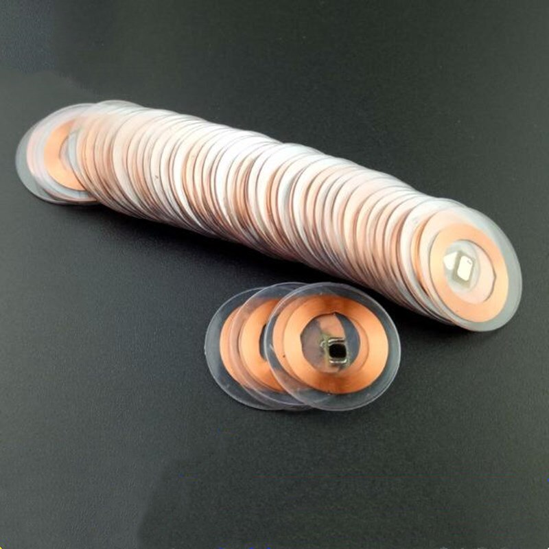 5/10Pcs 125KHz T5577 EM4305 Writable Rewritable Transparent Coin Card Keyfob RFID Proximity Access Control card