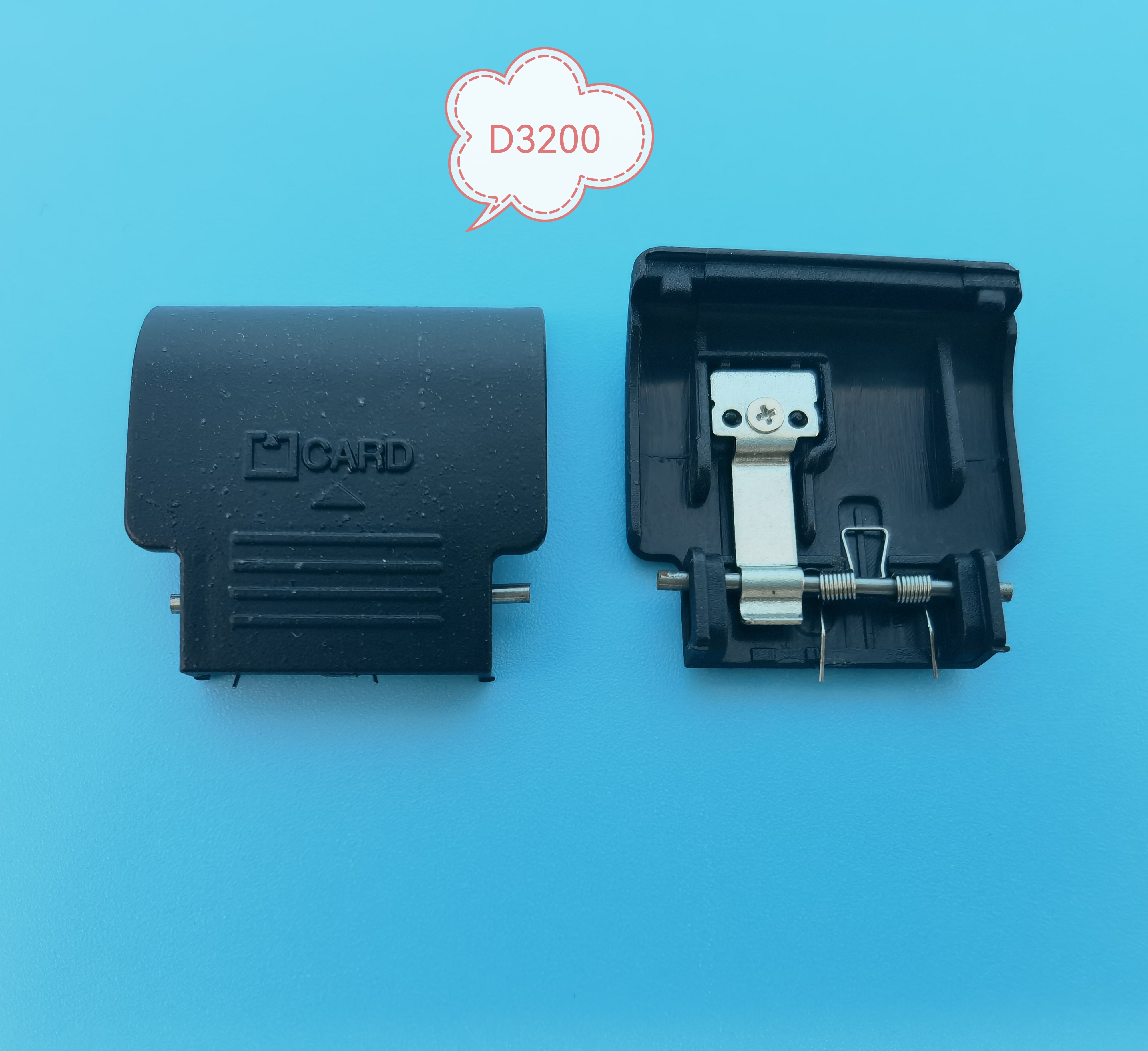 Piezas de reparación oem para Nikon D3200, D40X, D40, D60, D5200, D3000, D3100, D5100, cubierta de puerta de tarjeta de memoria SD, 1 pieza, nuevas