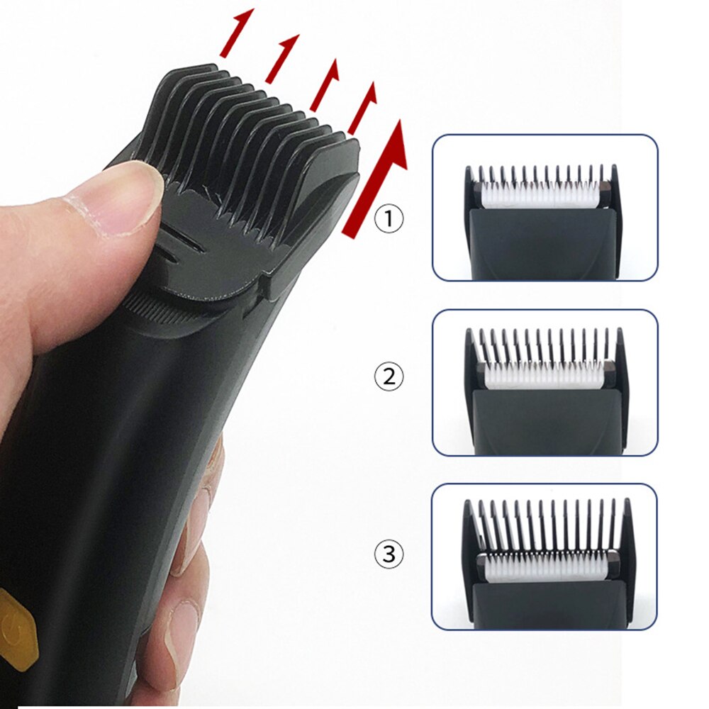 Electric Hair Clipper Barber Trimmer Kit Rechargeable Hair Trimmer Shaver Set Hair Cutting