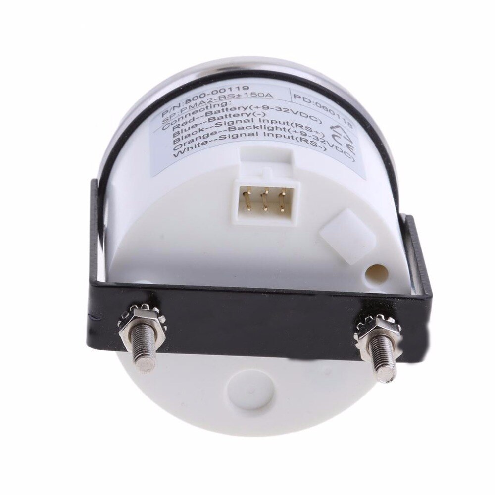 52Mm Digitale Auto Ampermeter Lcd Display Amp Meter Gauge Voor Truck Auto Boot Met Rode Led Backlight +/- 80A Amp Gauge