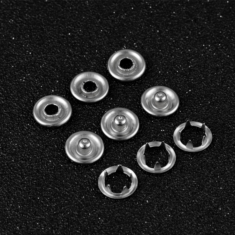 50 Satz/los 9,5/11mm Eisen Druckknopf Druckknopf Nieten Befestigungen Für DIY NäHenne Handwerk Ornament, Der Installation von Kleidung Taschen