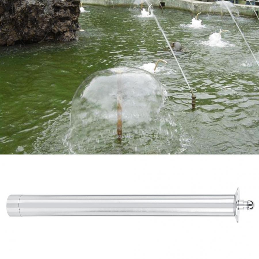 Stainless Steel Fountain Nozzle Mushroom Type Landscaping Fountain Nozzle Spray Head Female Thread