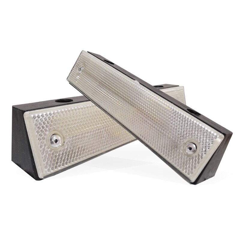 Plastic material road safety white reflector road stud road marker