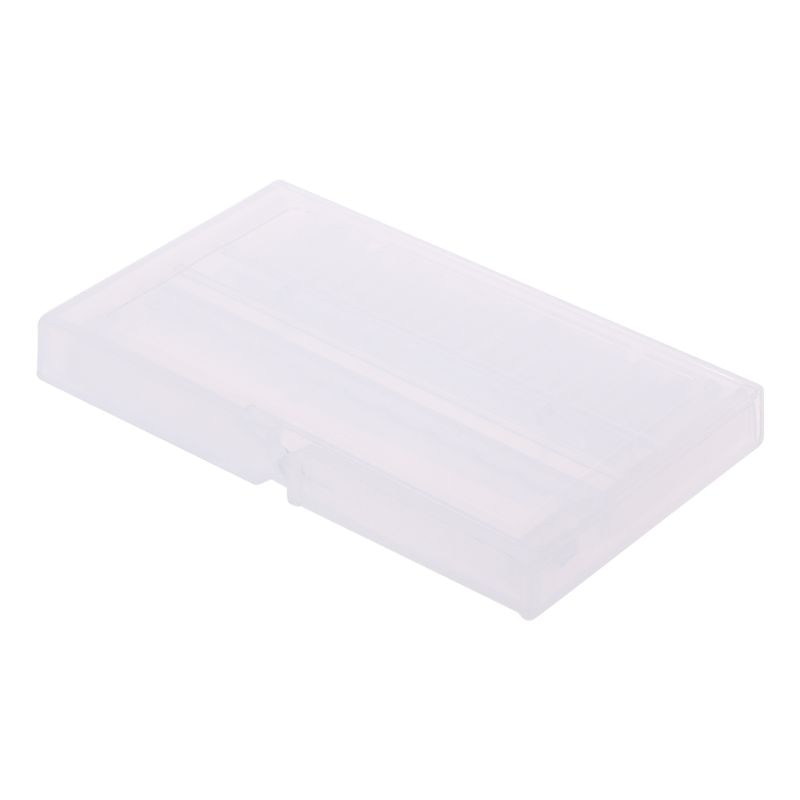 10 Holes Nail Drill Bit Case Plastic Empty Storage Box Milling Cutters Holder