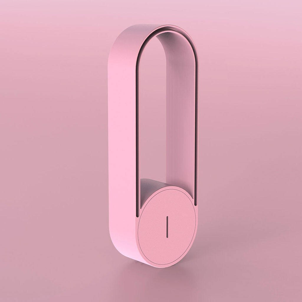 Portable Air Purifier Home Office Travel Air Cleaner Restroom Bedroom Fresh: Pink