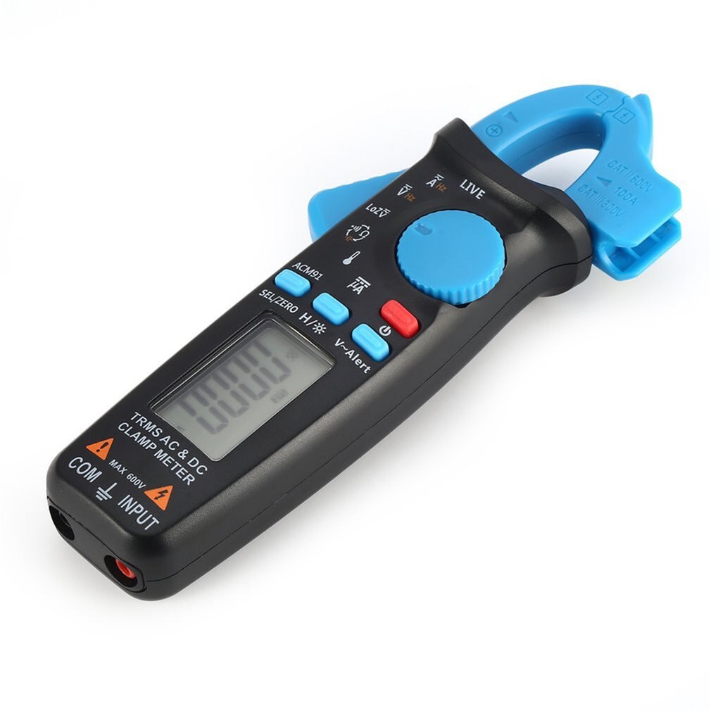 ACM91 Digital Clamp Meter True-RMS DC AC Current 100A 1mA Accuracy Ammeter Auto Range Multimeter Voltmeter DMM Tester