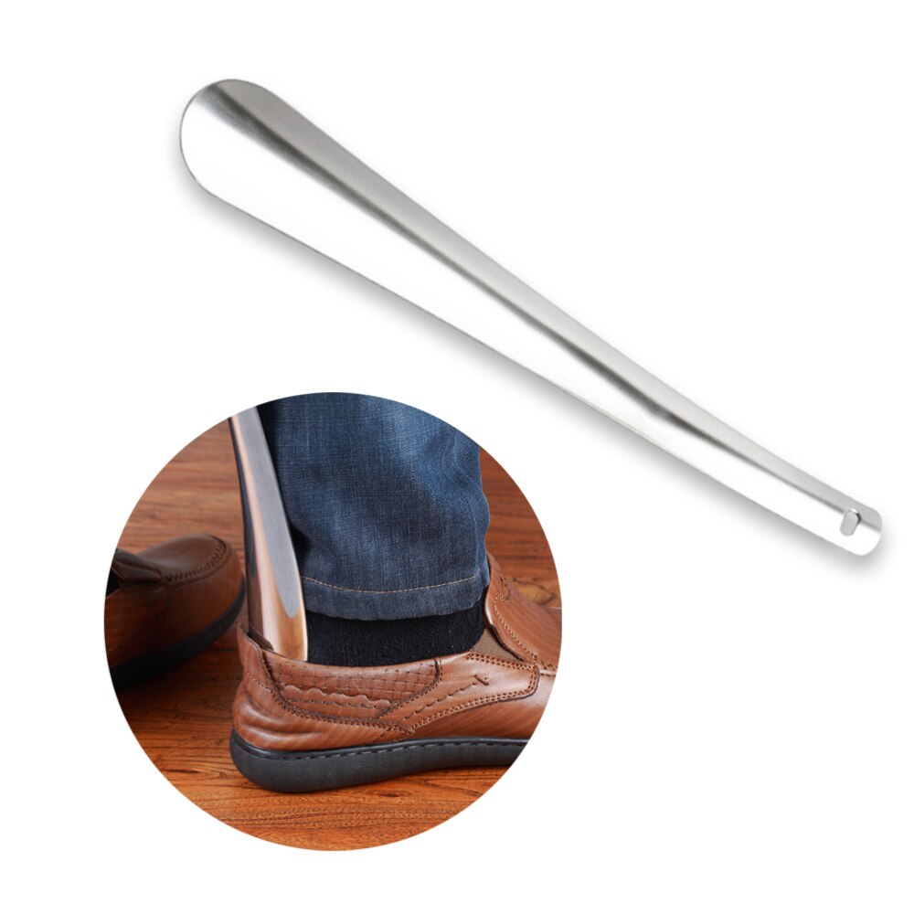Professionele Schoenlepel 30Cm Rvs Metalen Schoenlepel Lepel Schoenen Lifter: Default Title