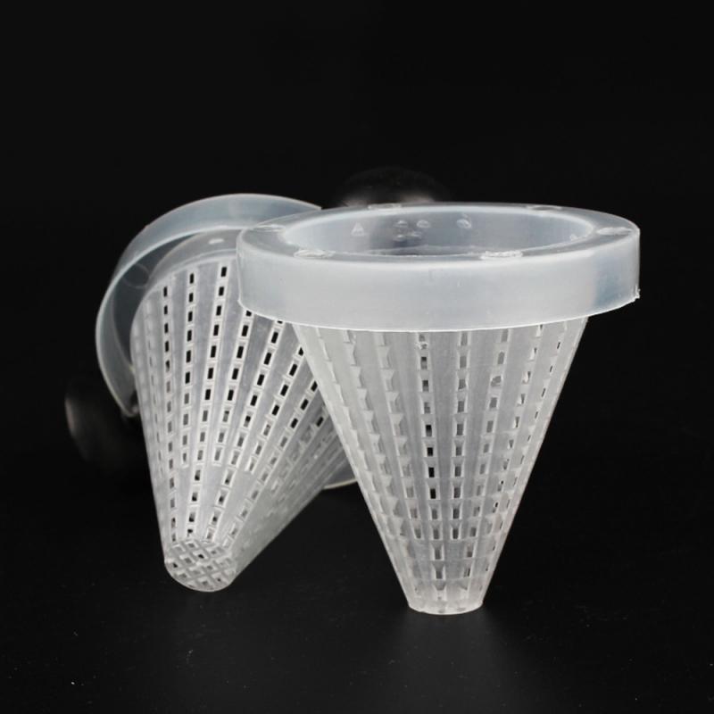 2 unids/set alimentador de gusanos cónicos acuario alimento para peces gusano en vivo gusano de sangre cono de alimentación salmuera de gambas para comer alimentador suministros