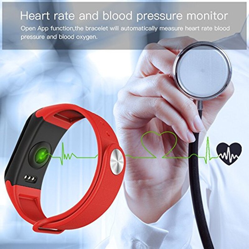 Activity Fitness tracker Smart Bracelet Heart Rate blood pressure watches F1 smart wristband Call reminder Pedometer smart band