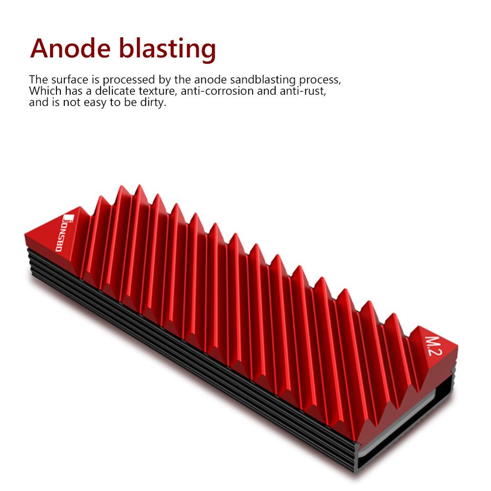 Dissipateur thermique en aluminium | 2 SSD NVMe, disque dur, dissipateur de chaleur en aluminium, avec tampon thermique, pour SSD M2, ordinateur de bureau, 2280 ssd