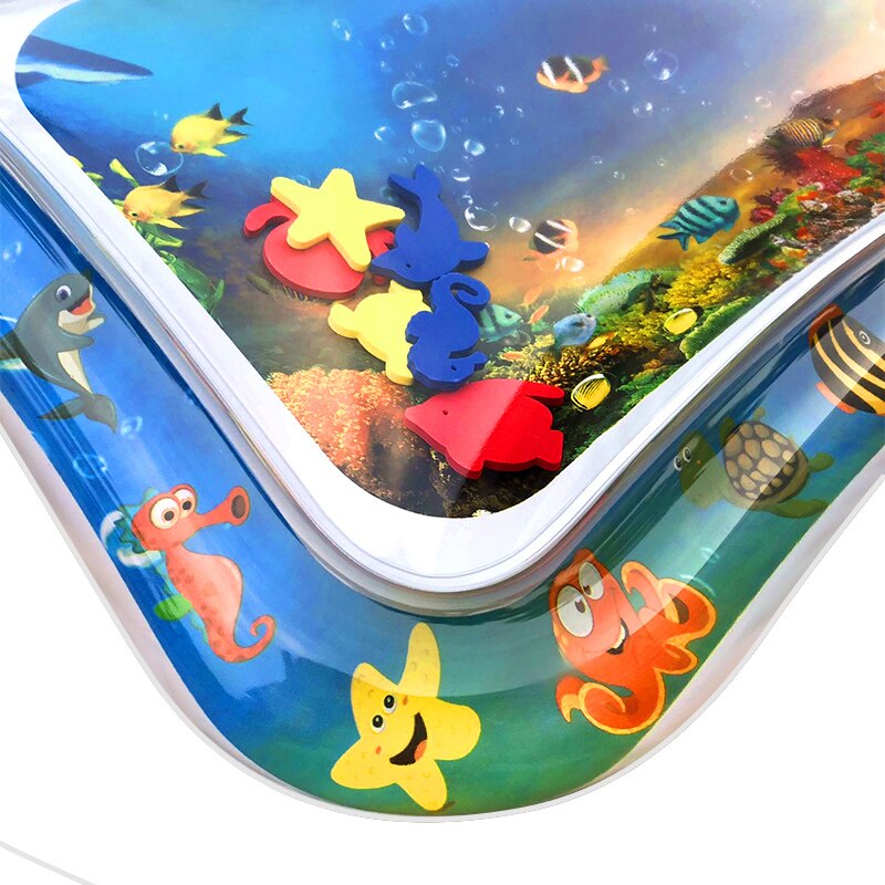 Los niños del bebé de agua tapete de juego juguete inflable palmaditas de bebé colchón de aire alfombras para niños de educación en desarrollo del bebé juguetes