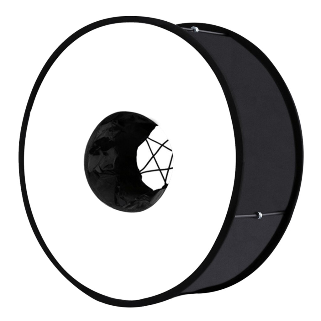 18 " 45cm macro ring softbox voor flitslichtopnamen met draagtas materiaal: doek afmeting : 45 x 45 x 16cm nettogewicht : 227g