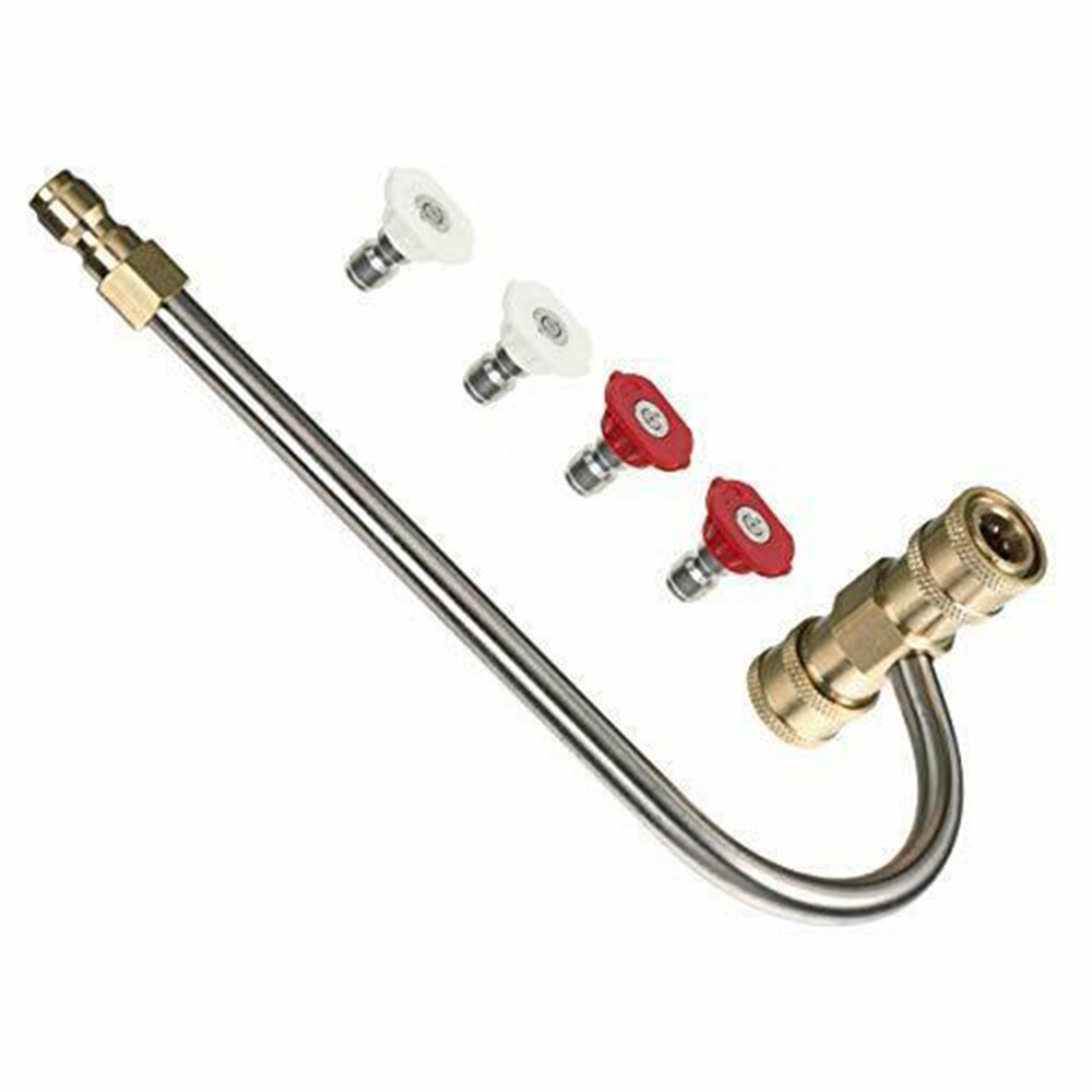 Gutter Cleaner Attachment For Pressure Washer With 4 Nozzles Tips 1/4 Inch Gutter Cleaner Arrivalf Or Home