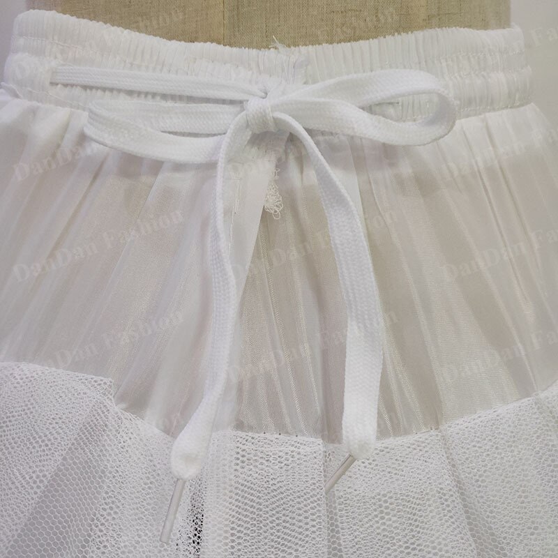 Verkoop 6 Hoops Grote Witte Petticoat Super Pluizige Crinoline Slip Onderrok Voor Trouwjurk Bruidsjurk