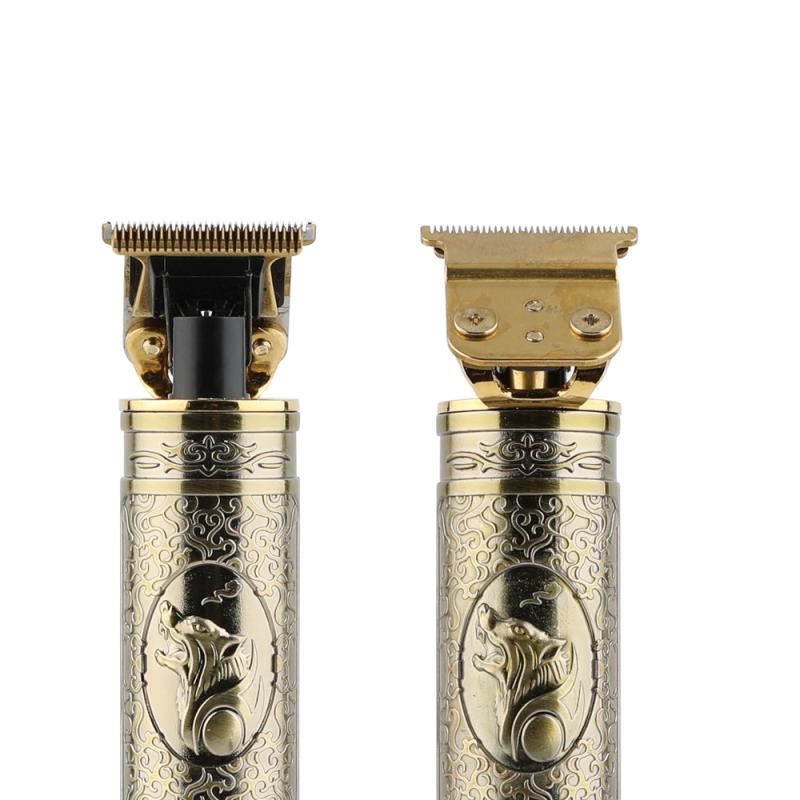 Profession Hair Trimmer Rechargeable Electric Hair Clipper Cordless Cutting T-Blade Wolf Head Trimmer Set Hair Cutting Machine