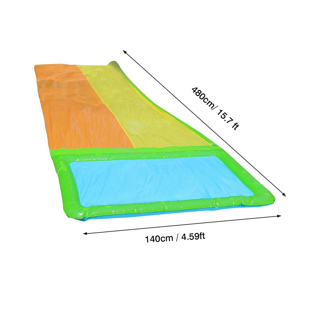 freundlicher Aufblasbare Wasser Rutsche Schwimmbecken draussen Wasser Rutsche Garten Spritzen Wasser Rutsche sprühen Streuen Schwimmbad Sommer Wasser Spielzeug