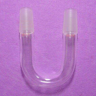 24/40,U-Shape Glass Connecting Adapter,U-Tube,Both End Male Ground Joint