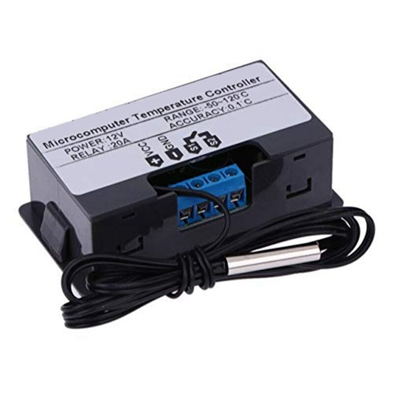 2 Pcs Accessories: 1 Pcs W3230 10A Digital Temperature Controller Thermostat & 1 Pcs Control Flow Sensor Meter