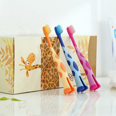 1PC Random Cute Care Cartoon Soft Teeth Toothbrush for 3 Years Old Children Toothbrush Kids: Default Title