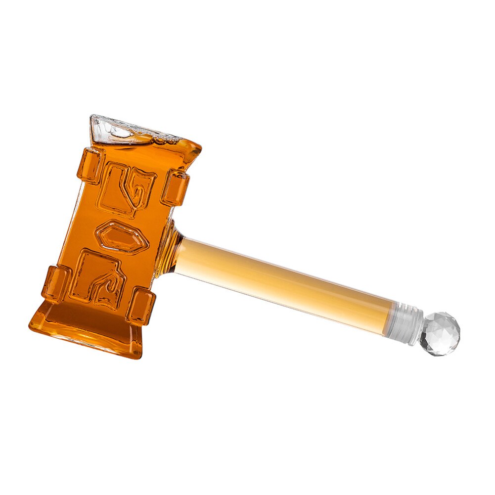 400ml Portable Wine Decanter Red Wine Pourer Aerator Hammer-shaped Family Party Champagne Glasses Decanter Bottle