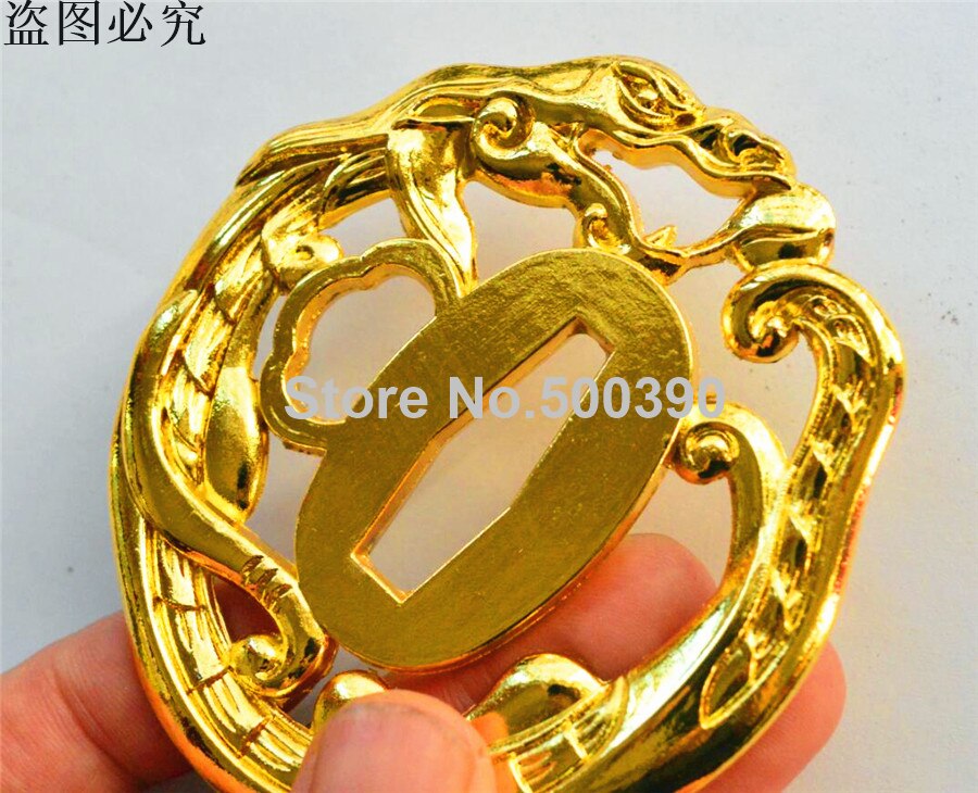 Beautiful Alloy Dragon Tsuba Guard For Japanese Samurai Katana Sword Wakizashi Sword