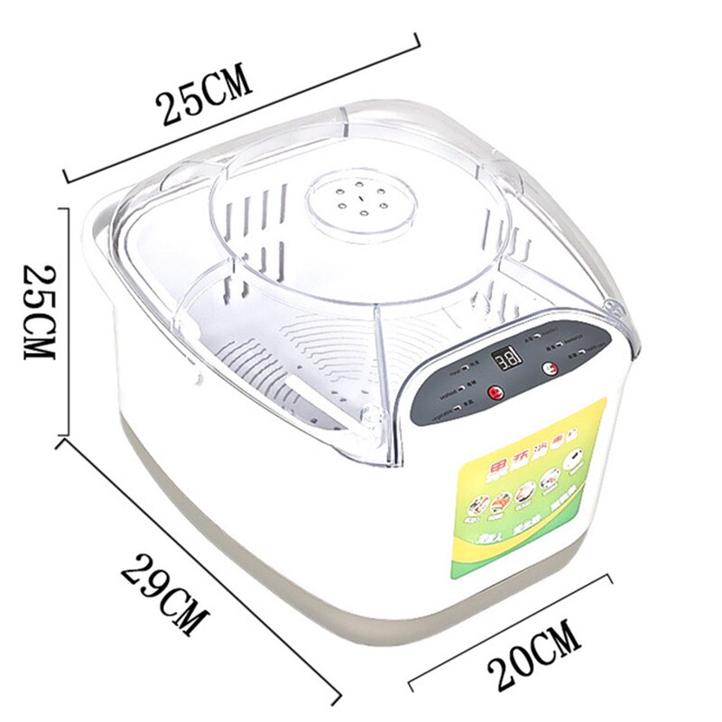 Fruits Vegetable Washer Oxygen Concentrator Ozonator Ozone Cleaning Meat Food Washing Disinfection Machine Dishes Bowls Cleaner