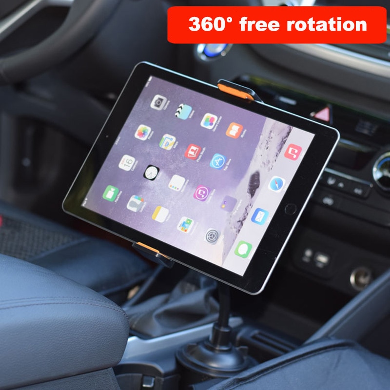 Telefoon Tablet Auto Houder Stand Auto Water Cup Ruimtes mount Voor 5-10.5 Inch telefoon Tablet ondersteuning Mount voor IPAD Air Mini Samsung