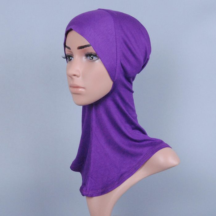 Vrouwen printe pure kleur moslim innerlijke hoeden/caps katoen hijab modal Maken cap 20 kleur 20 stks/partij
