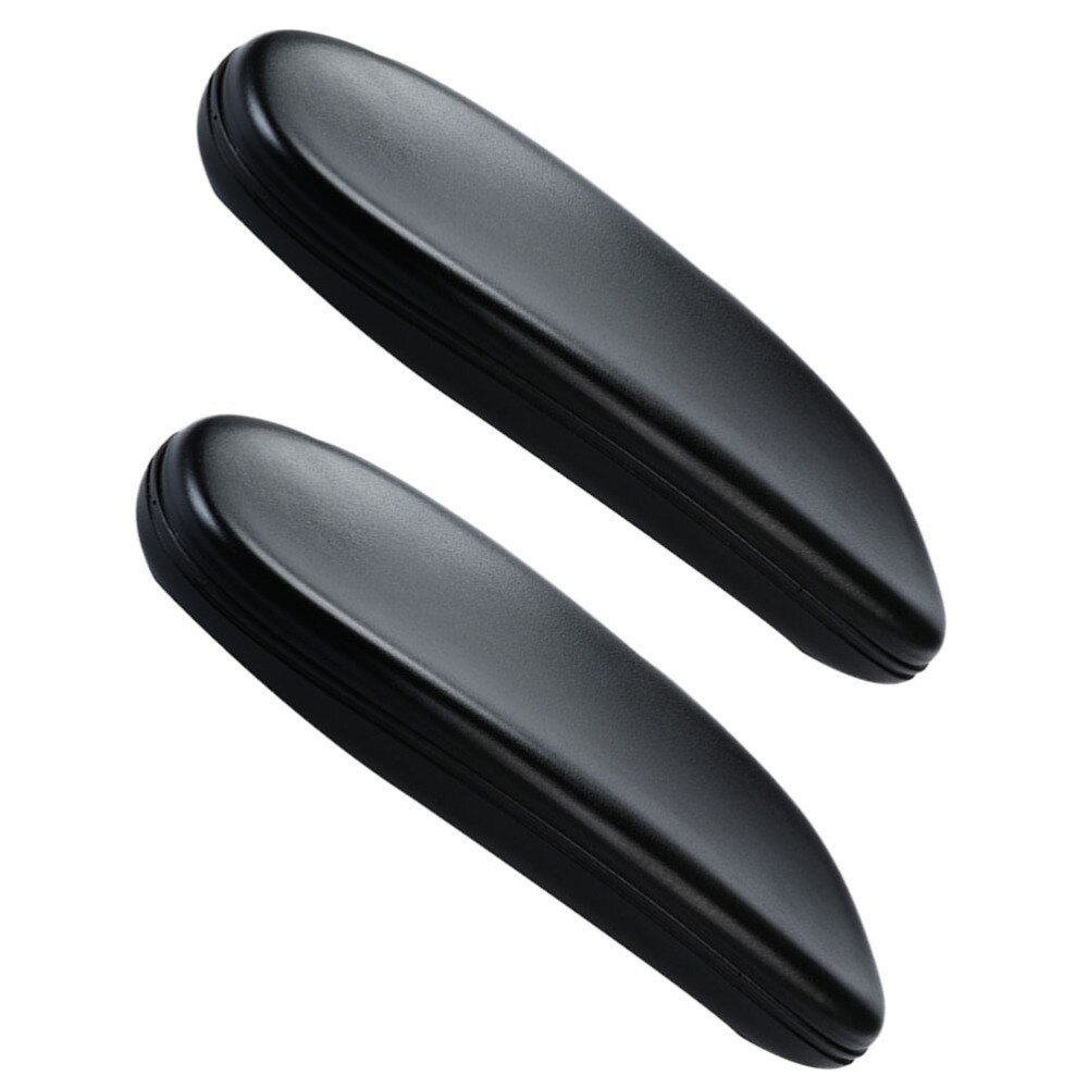2pcs Office Chair Armrest Universal PU Leather Replacement Chair Arm Pads (Black): Default Title