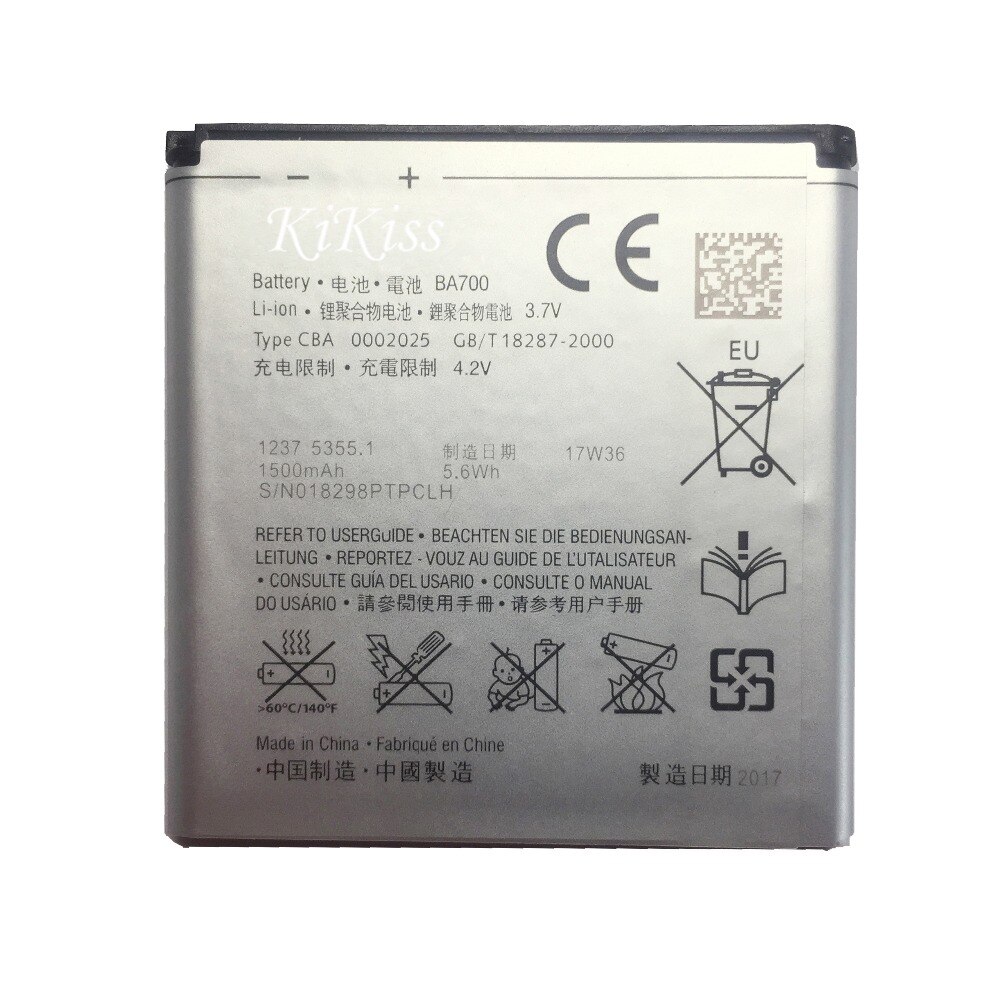 BA700 Li-Ion Batterij 1500Mah Voor Sony Ericsson MT11i MT15i MK16i ST18i St18a SO-03C Voor Xperia Neo/Pro/neo V / Ray