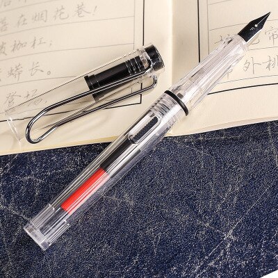 Regenbogen Farbe Brunnen Stift Für freundlicher Schreiben Schule Bürobedarf Kawaii Schreibwaren Stift Schreiben Werkzeug 0,38mm: transparent
