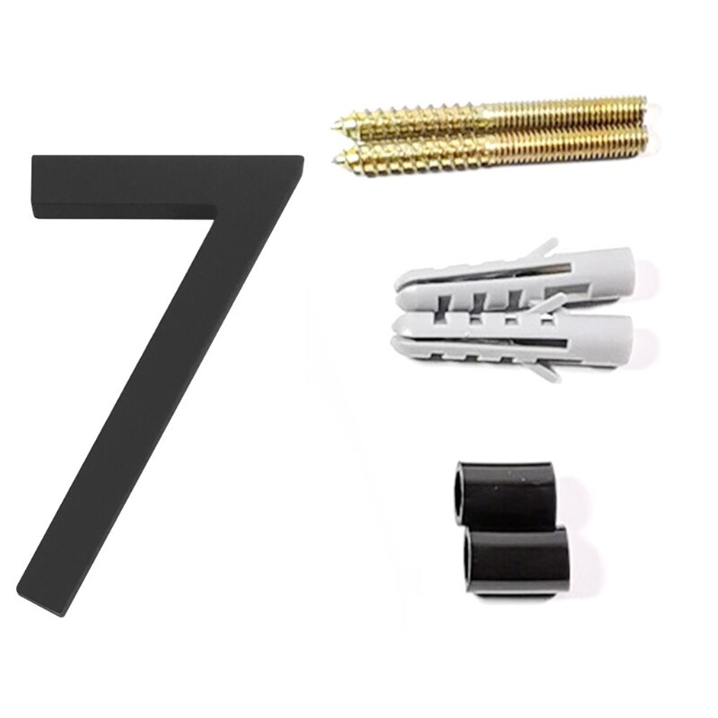 4XFA Floating House Number Modern House Numbers Garden Door Home Apartment Exterior House Numbers Decorative Plate